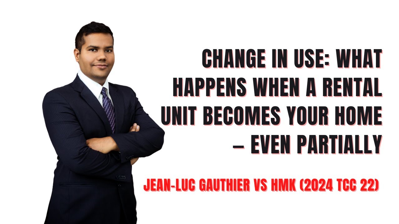 Change in Use: What Happens When a Rental Unit Becomes Your Home — Even Partially