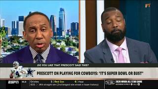 FIRST TAKE | Winning the Super Bowl is 'what's left for' Dak Prescott and Cowboys - Stephen A. Smith