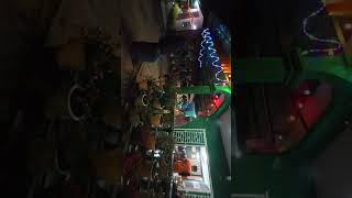 (raw footage) malam raya ; lampu warna warni