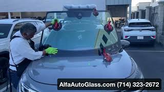 Volkswagen ID.4 Windshield Repair in Santa Ana, CA | Alfa Auto Glass