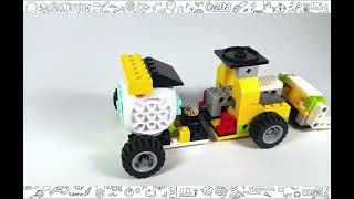 This LEGO Forklift Actually Lifts 🚜 | Kids STEM Robot Build