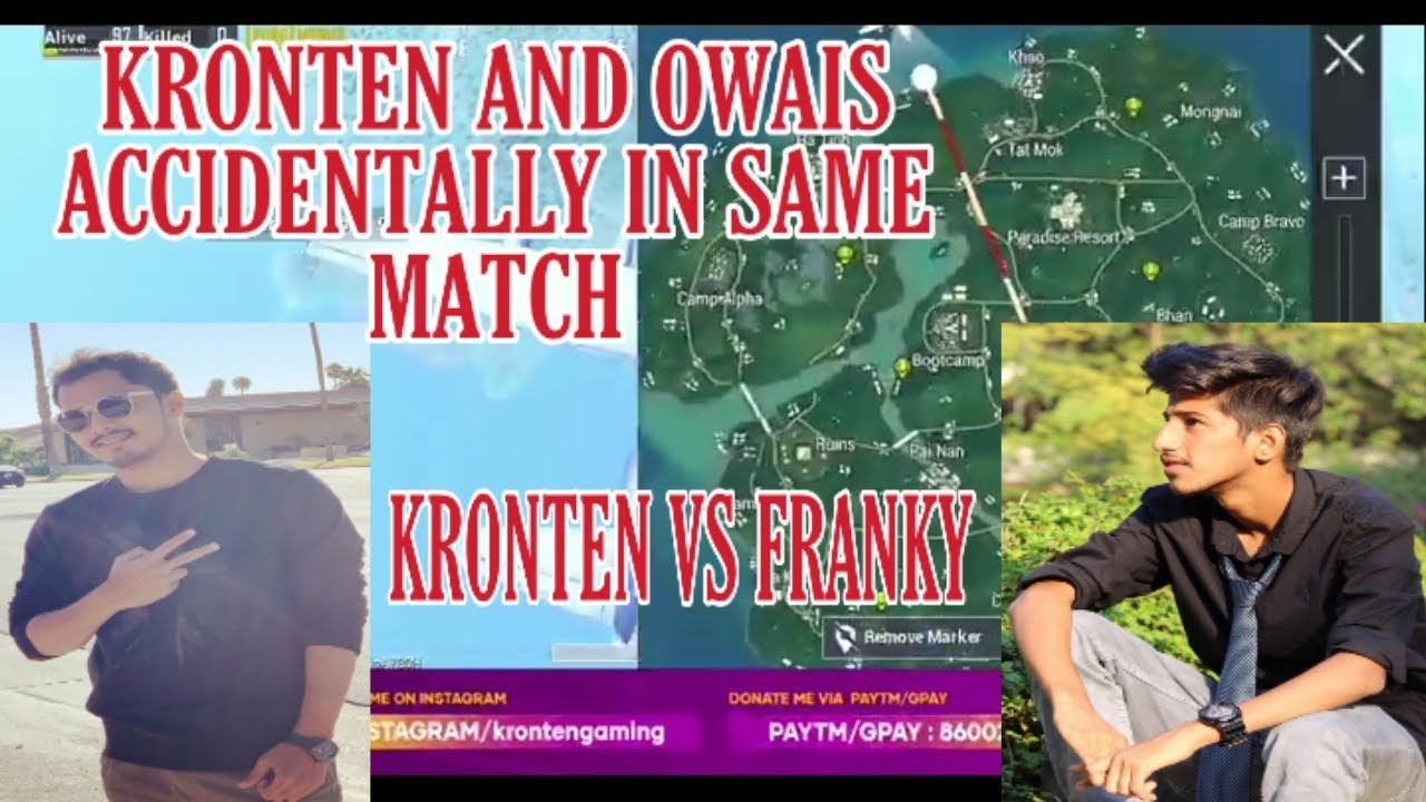 Kronten and Owais accidentally in same match | kronten vs franky