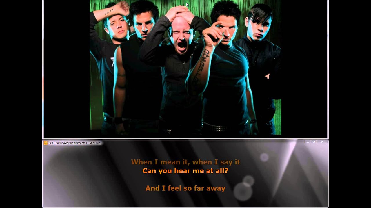 Red- So far away (karaoke)