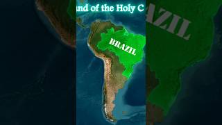 Brazil the land of holy cross #brazil #holycross #brazilianfootball #geography #map #facts
