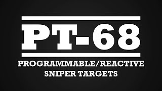 PT-68 Sniper Target - Programmable, Reactive Steel, Pop-up, 2000 meters
