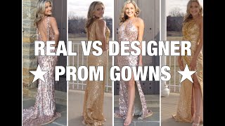 THE DIFFERENCE BETWEEN A DESIGNER PROM GOWN VS COUNTERFEIT // MAC DUGGAL
