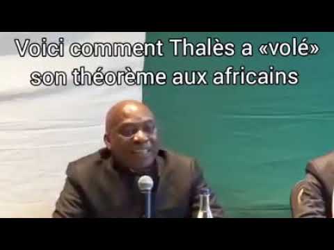 Ahoua Don Melo  Voici comment Thals a vol son thorme aux Africains