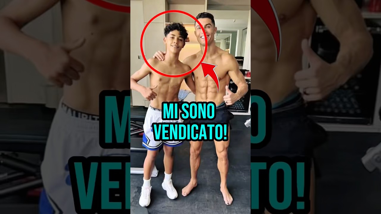 Cristiano Ronaldo si è vendicato di suo figlio junior e rimarrai sorpreso nel vederlo😱