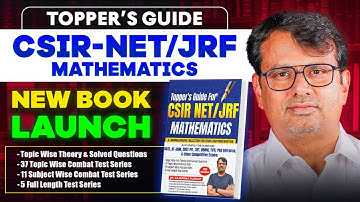 CSIR NET New Book Launch | Topper