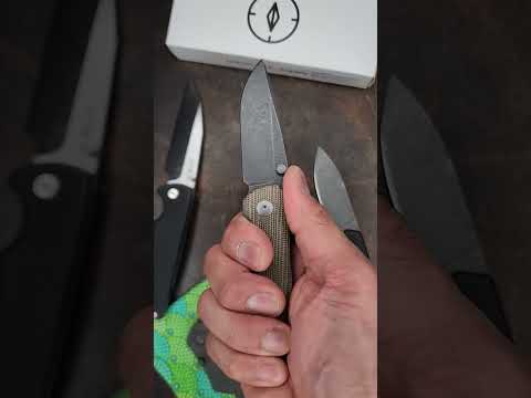 Urban EDC Micro Shrike in OD Micarta and Titanium  