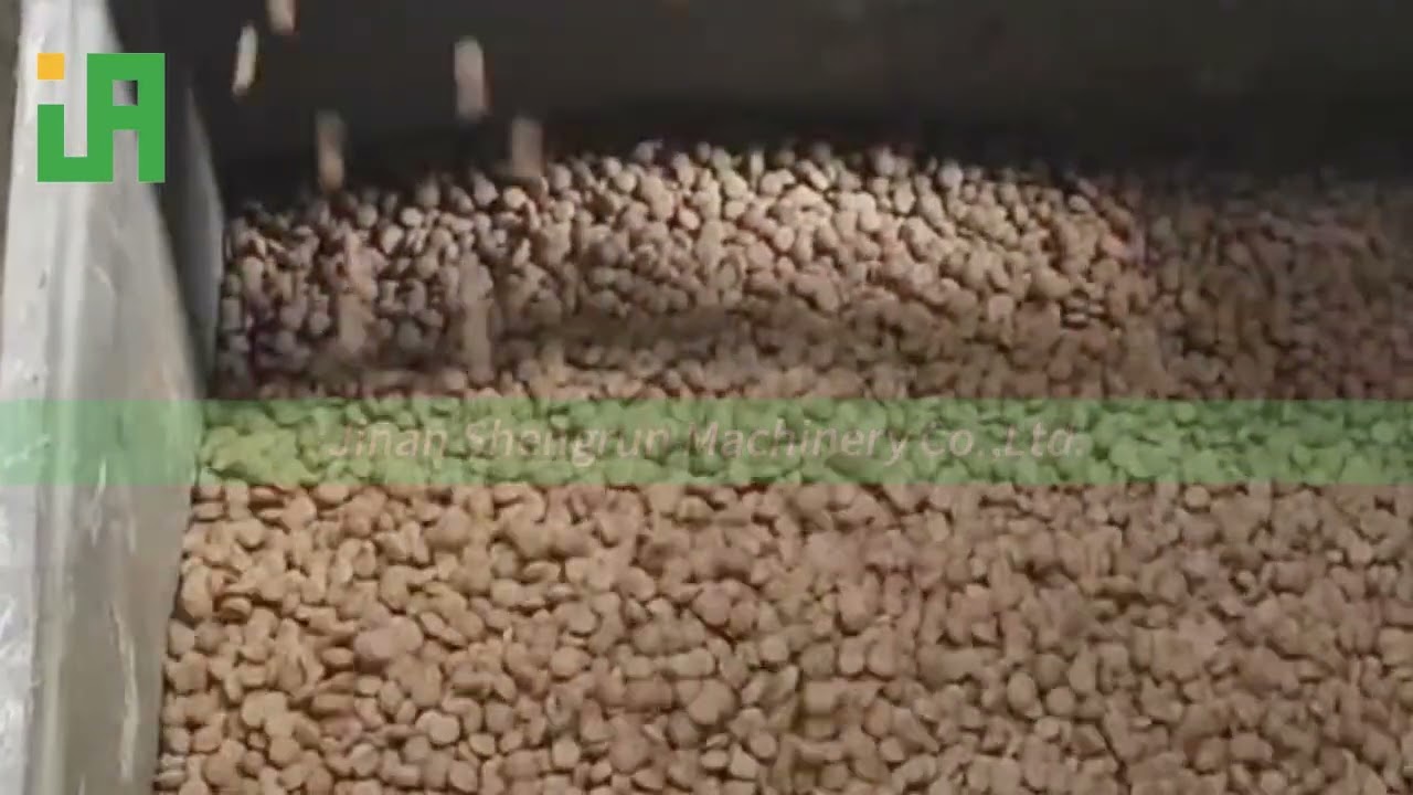 Pet food extruder dog food production line test