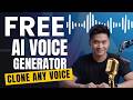 Clone Your Voice with AI for FREE Open-Source Alternative to ElevenLabs