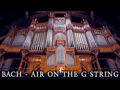 JS BACH - AIR ON THE G STRING - WHITWORTH HALL ORGAN - THE UNIVERSITY OF MANCHESTER - JONATHAN SCOTT