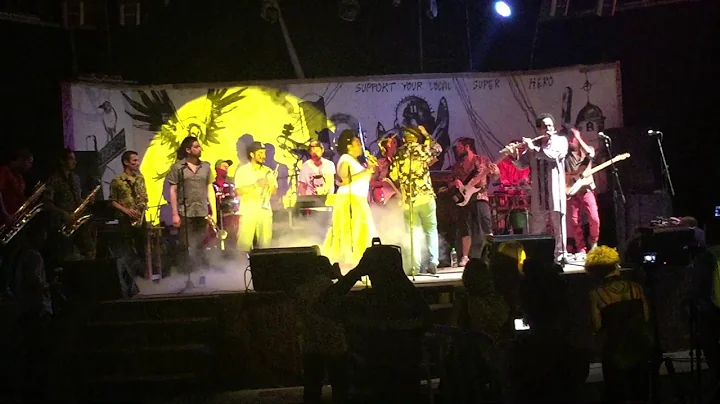 Sandra, Pleasuremaker, Newen Afrobeat, and Tee Mac,Lagos, Nigeria Felabration 2015