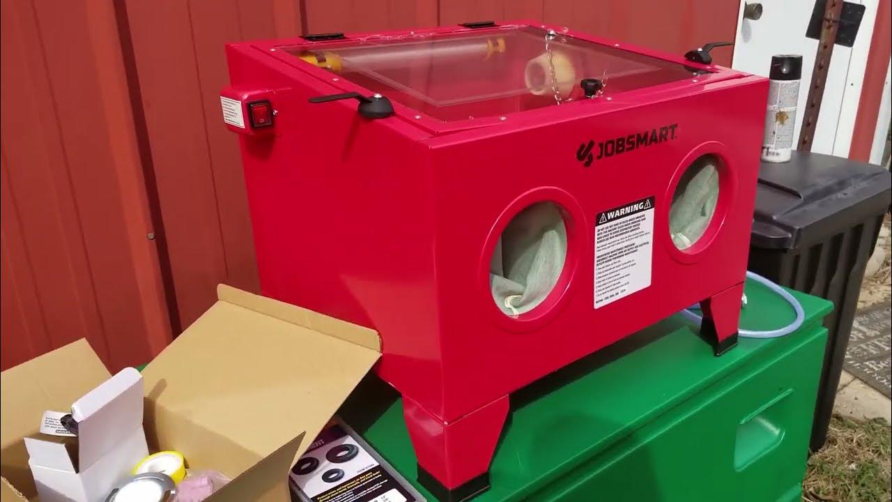 Set Up And First Use of This Blast Sand Blaster YouTube