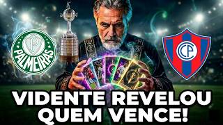 VIDENTE REVELOU quem VENCE entre PALMEIRAS x CERRO PORTENO pela LIBERTADORES 2026!