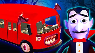 Spooky Wheels On The Bus Scary Kids Song Tum Tum Kids Tv