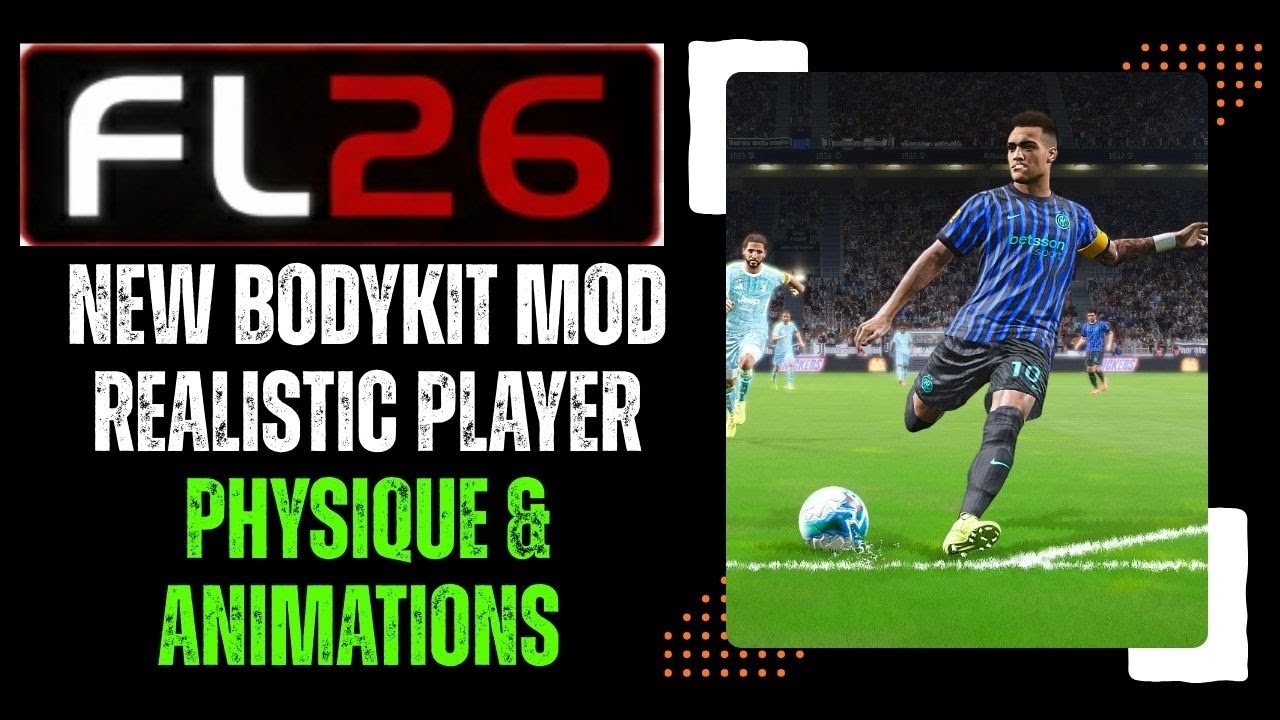 💪🔥 Новый мод BodyKit – Реалистичная физическая форма игрока (БЕСПЛАТНО 😉) | PES 2021 и Football L...