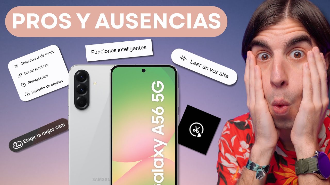 OneUI 7 en el Galaxy A56: funciones, IA, rendimiento...¡lo que DEBES SABER!😉