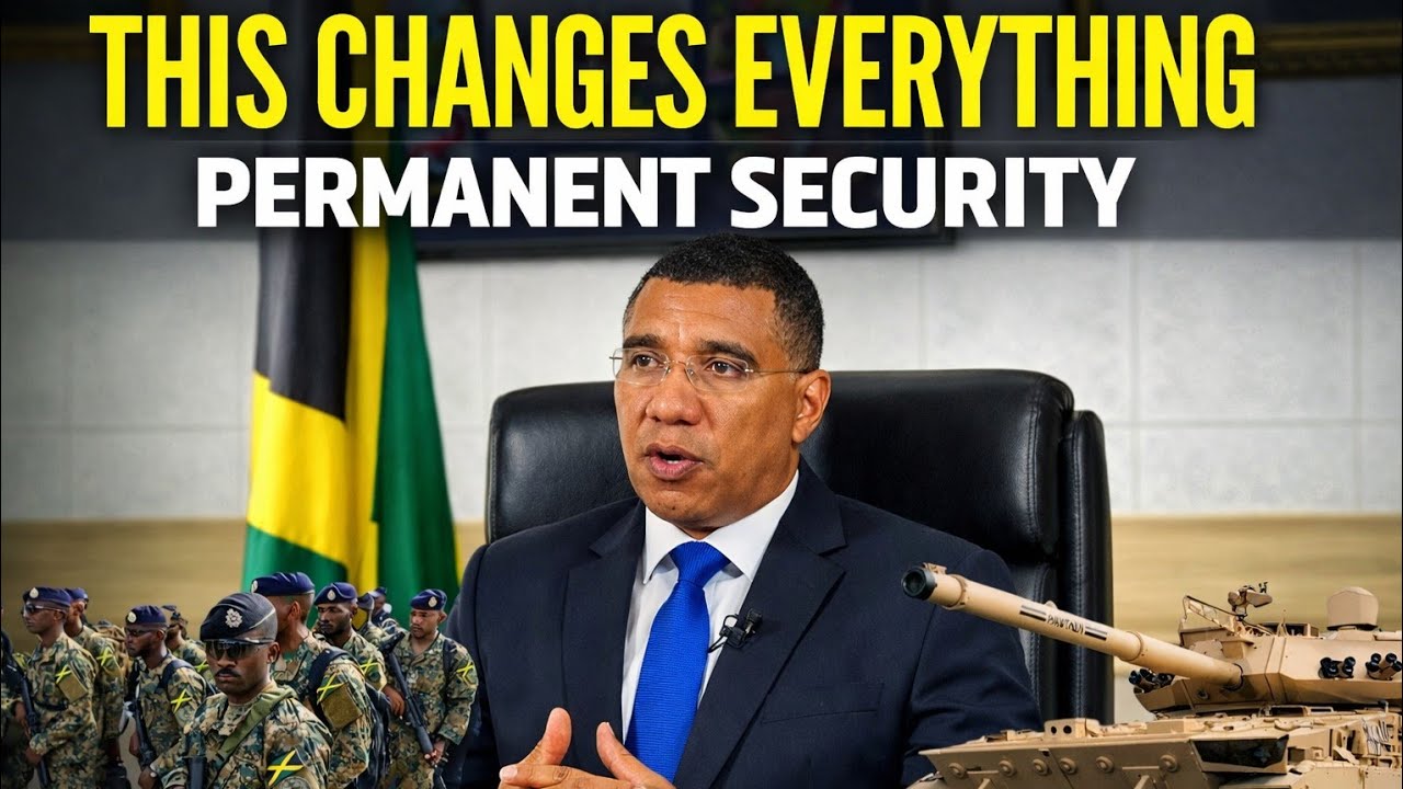Holness Just Declare A New Era Of National Security In Jamaica And Nobody Is Talking About It