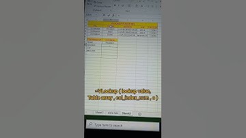 How to vlookup formula use in ms Excel #computer #trendingshorts  #excel #tricks #exceltips
