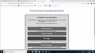 Consignor System