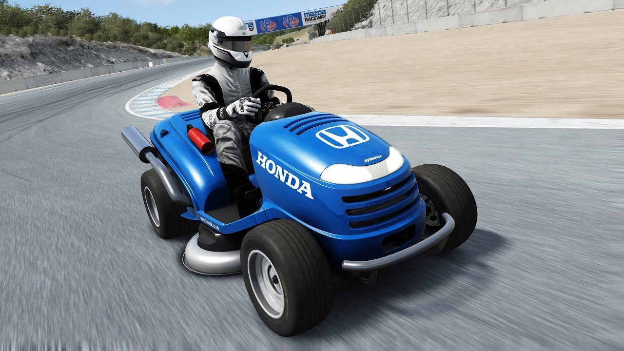 Honda racing mower