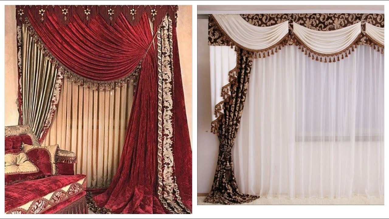 100+ Top 2020 Elegant chiffon curtains designes,,royal design