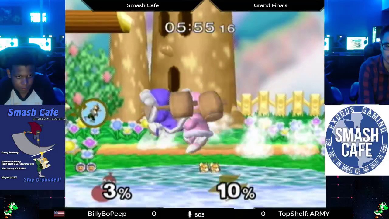 Smash Cafe 4 - ARMY (Ice Climbers) vs BillyBoPeep (Fox) - Grandfinals