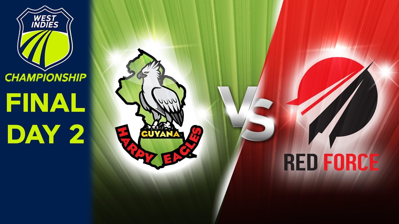 🔴 LIVE FINAL | Guyana v Trinidad and Tobago - Day 2 | West Indies Championship 2026 #WIChamps
