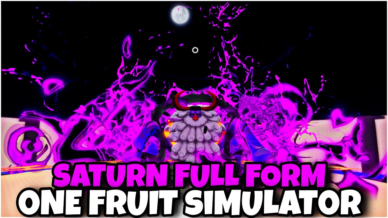 ELDER SATURN FULL FORM: витрина и местоположение | One Fruit Simulator