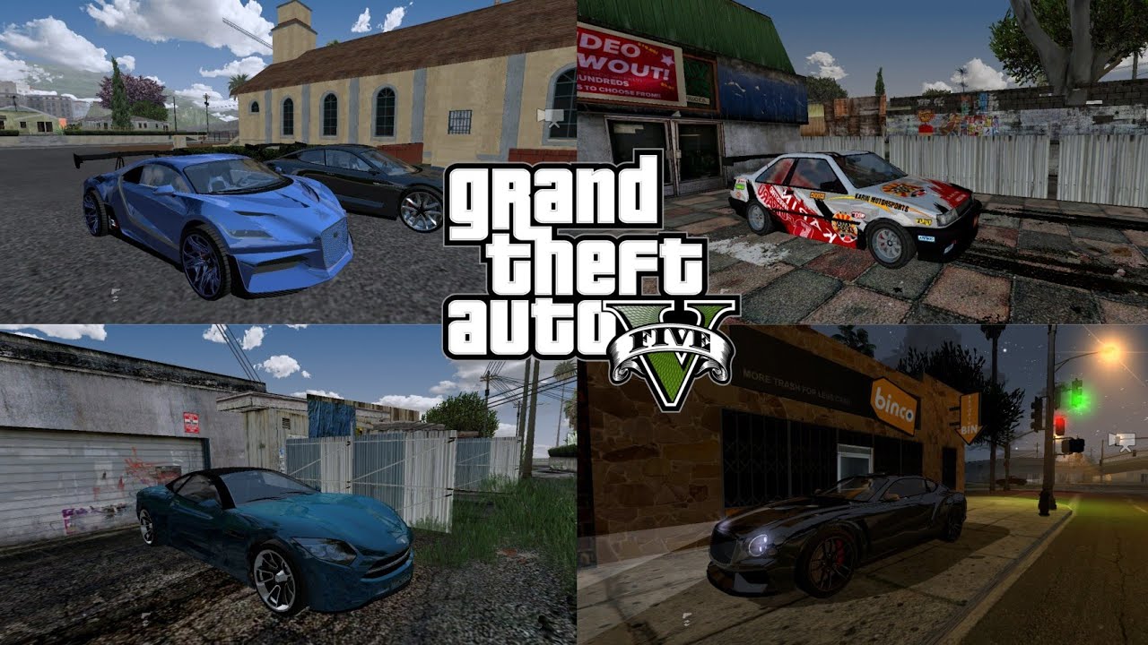MOD PACK GTA V REMASTER V2 | GTA SA ANDROID