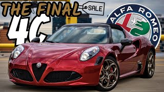 The Final Alfa Romeo 4C Spider 33 Stradale Tributo Built For The USA Is For SALE! 2020 Alfa Romeo 4c Spider 33 Stradale Tributo A Tribute To A Legendary Car