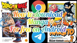 HOW TO DOWNLOAD PDF MANGA  FOR FREE ON YOUR PHONE IN  2025 ( Naruto & Dragon ball super) screenshot 4