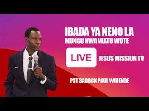 LIVE SUNDAY SERVICE Dec 28 2025 SOMO PENDO LISILO NA UKOMO JESUS MISSION WORLDWIDE 