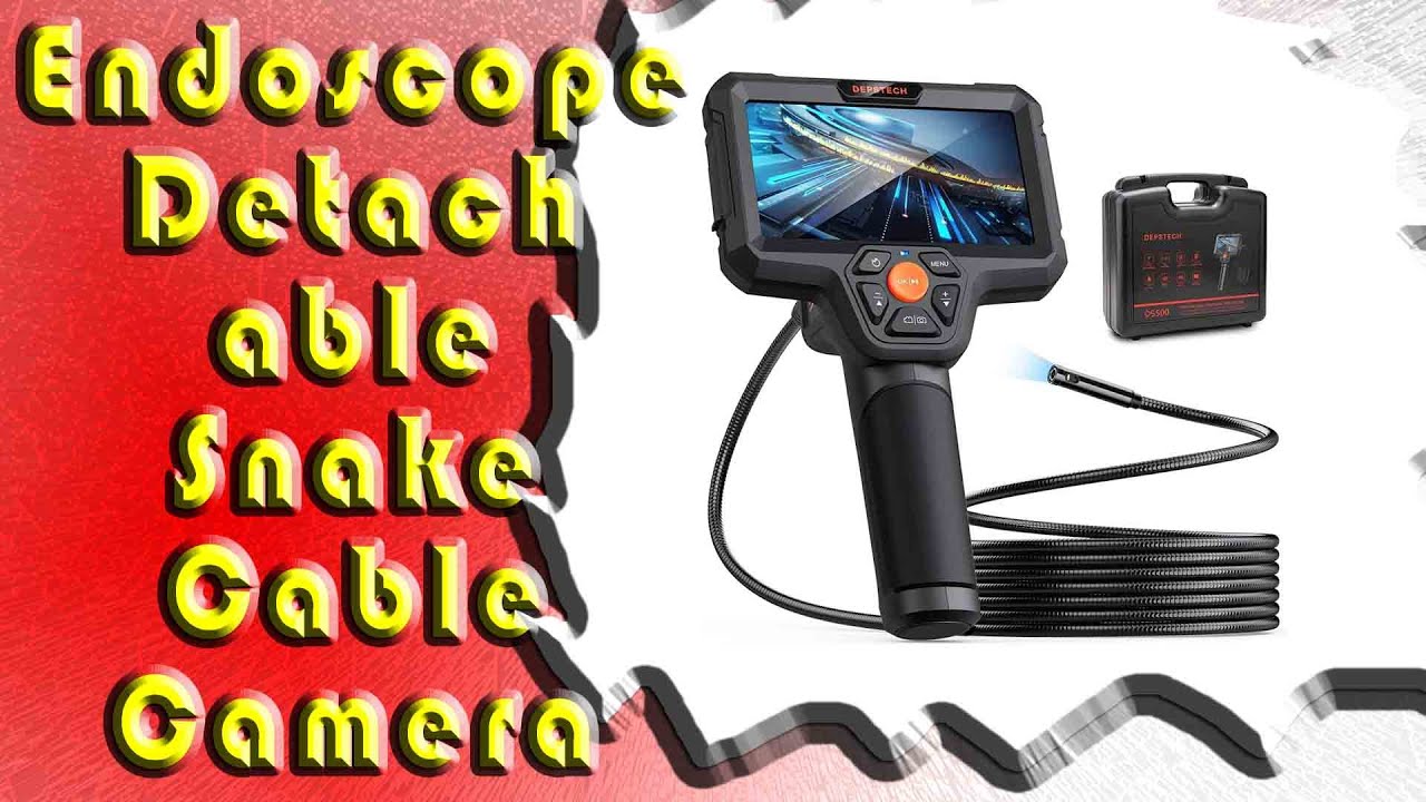 Cable Camera: DEPSTECH 1080P Dual Lens Endoscope Detachable Snake Cable Camera -Climax Tech