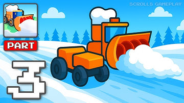 Clean Snow: Icy Frosty Haven - Gameplay Walkthrough Part 3 - Icy Sweep Winter Mission (iOS, Android)