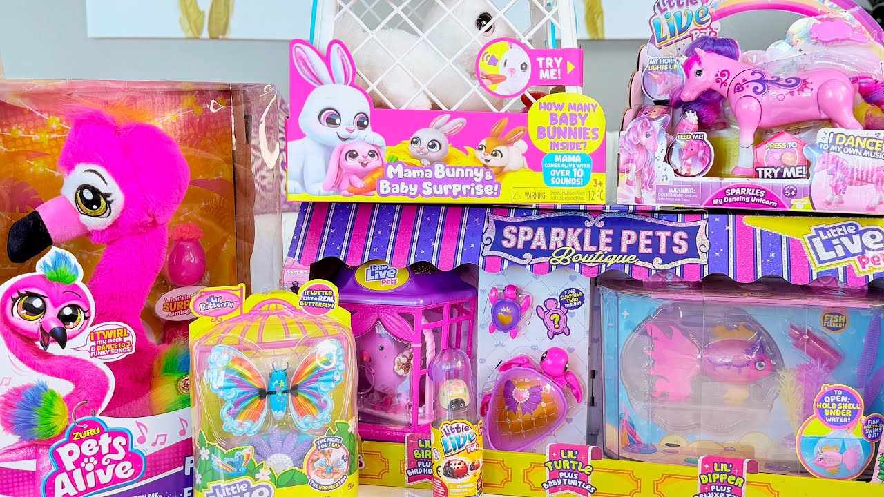 ASMR 34+ Minutes Toys Oddly Satisfying Unboxing | Pets Alive & Little Live Pets