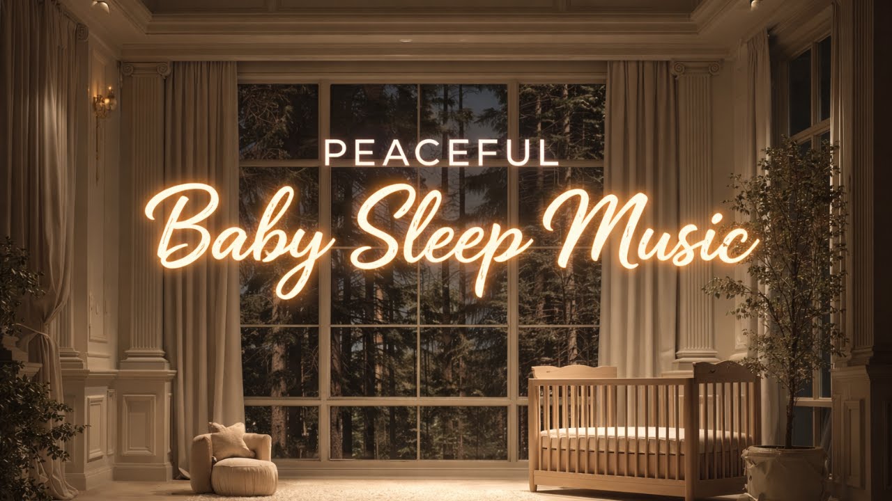 Baby Sleep Music 🎶 Deep Sleep in Minutes 🌙 Nature-Inspired Nursery Design 💤 Mozart & Brahms