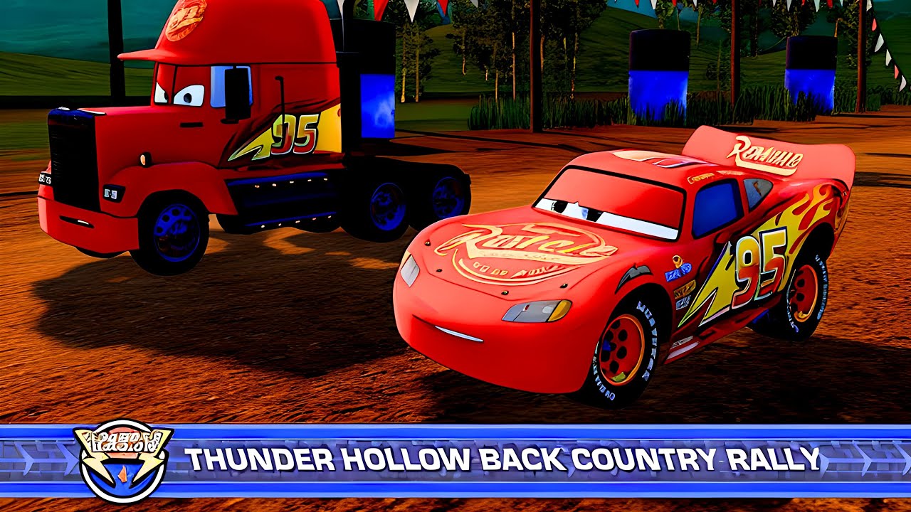 Cars 3: Driven to Win Gameplay - Lightning McQueen - Thunder Hollow Back Country Rally