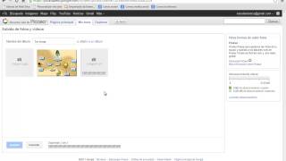 Crear álbum en Picasa