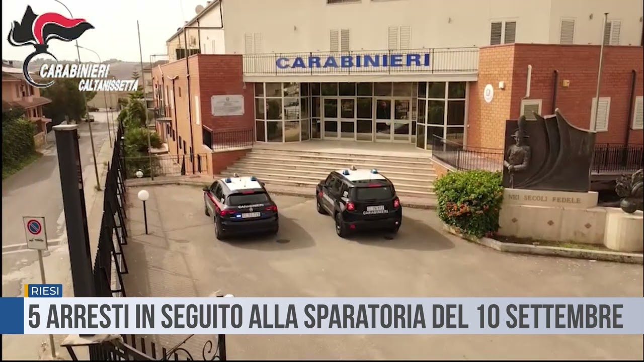Riesi. Cinque arresti per la sparatoria del 10 settembre