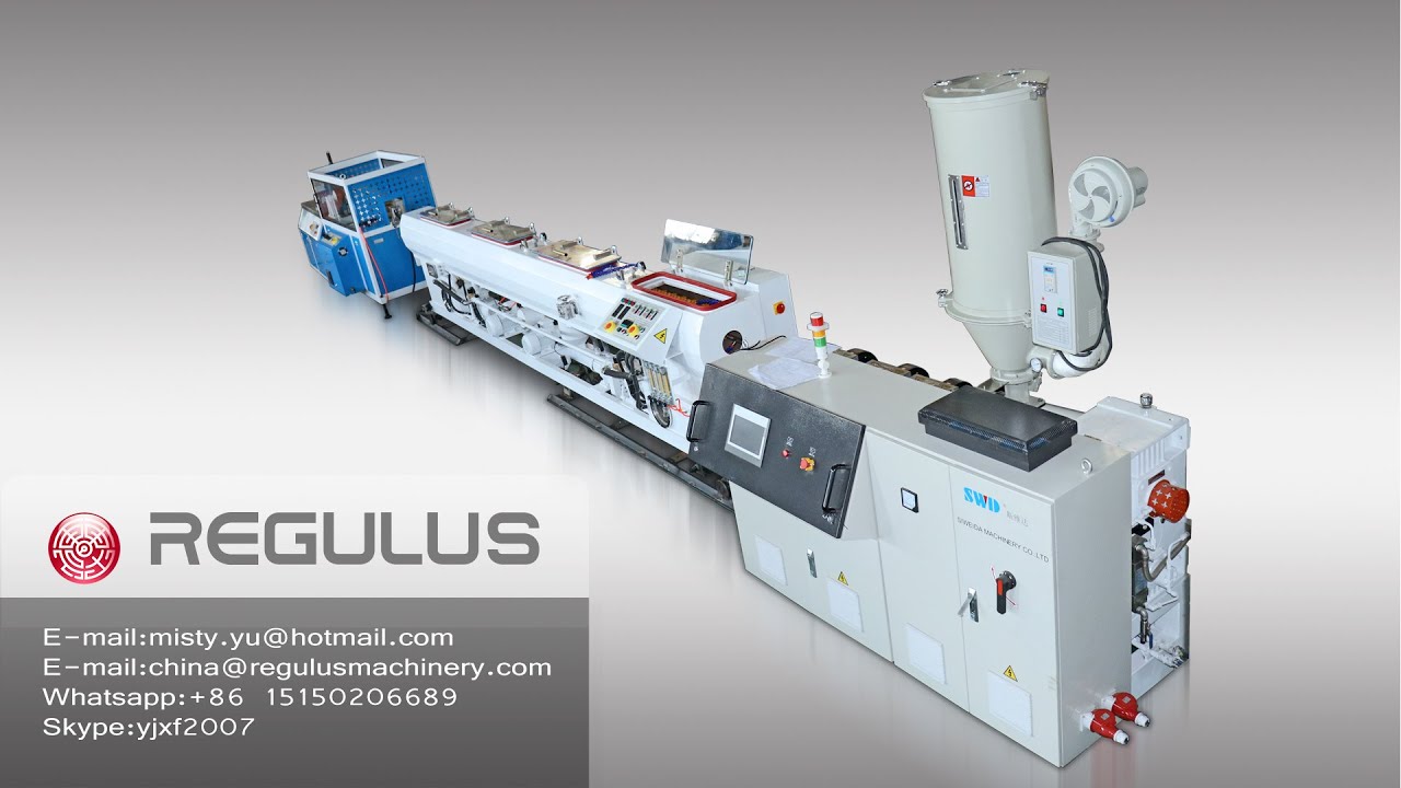 Plastic PE tube production line, PA tube extrusion machine