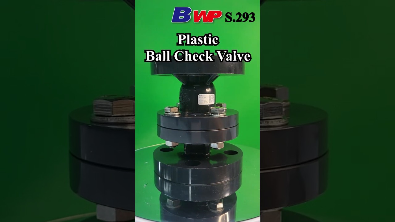Plastic Ball Check Valve. Flanged type. Thread type. ASUNG Plastic Valve. ASUNG Clean Flow Tech. BWP