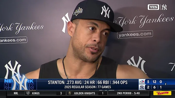 Giancarlo Stanton on disappointment after Game 4 loss