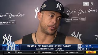 Giancarlo Stanton On Disappointment After Game 4 Loss
