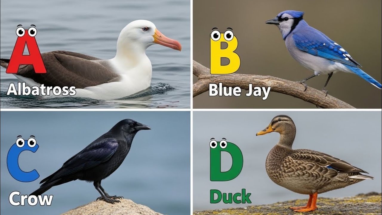 Birds Alphabet Song | ABC Safari Animals 18TH2503 | Nursery Rhyme for Kids | FT Kids Show