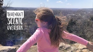 Charlie leads a family hike up the Bluemont Scenic Overlook (Manhattan, KS)