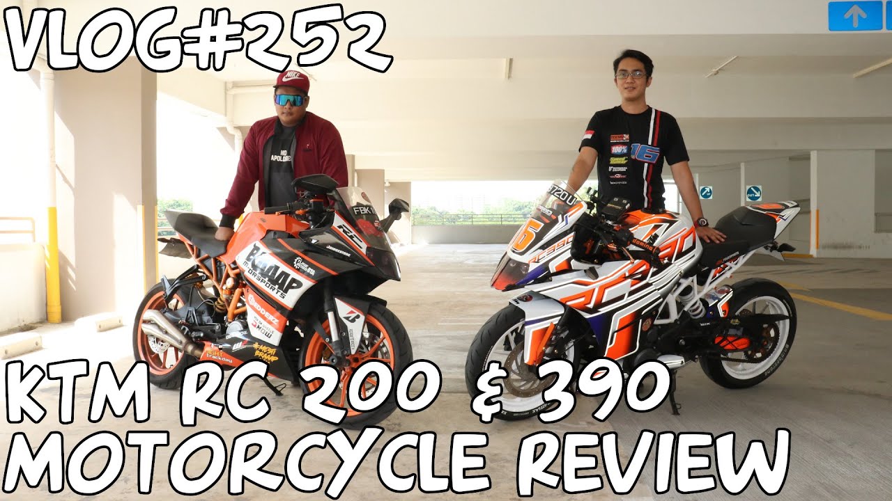 Vlog#252 KTM RC 200 \u0026 390 Motorcycle 
