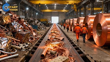 How BILLIONS of Tons of Copper Are Recycled — From Scrap to Power